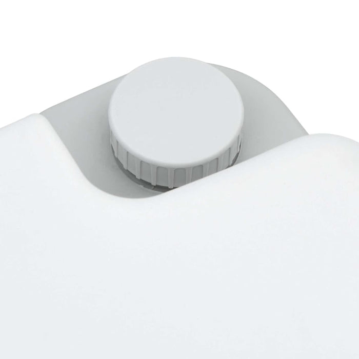 Toilette Portatile per Camping Grigio 41.5 x 36.5 x 30 cm 42001425