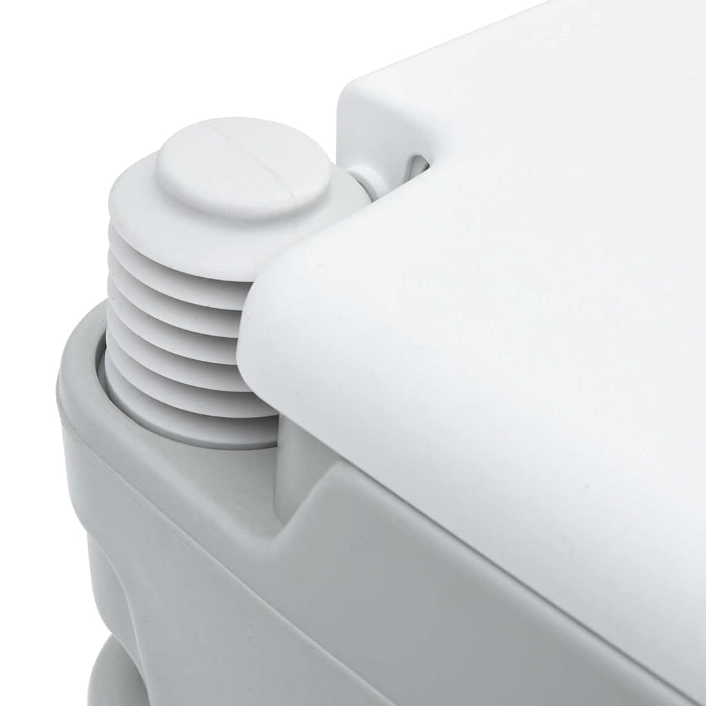 Toilette Portatile per Camping Grigio 41.5 x 36.5 x 30 cm 42001425