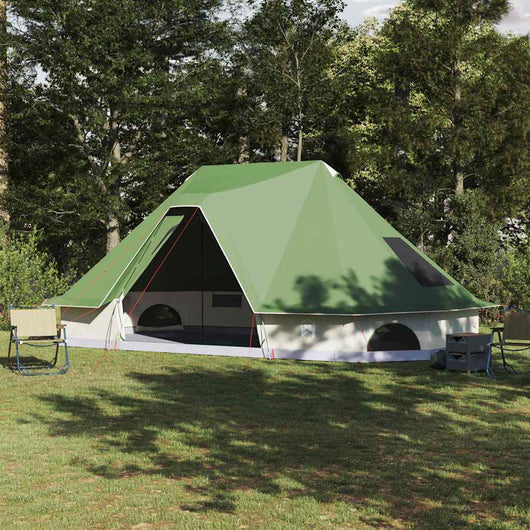 vidaXL Tenda Tipi Familiare con tetto Verde 680 x 430 x 270 cm