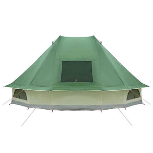 vidaXL Tenda Tipi Familiare con tetto Verde 680 x 430 x 270 cm