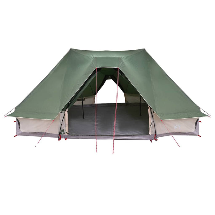 vidaXL Tenda Tipi Familiare con tetto Verde 680 x 430 x 270 cm