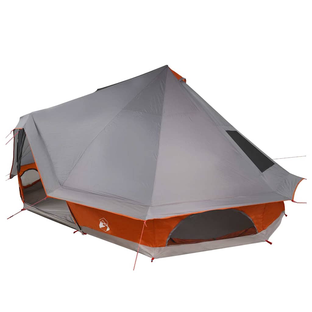 Tenda Tipi Familiare Grigio e arancione 680 x 430 x 270 cm 42000962