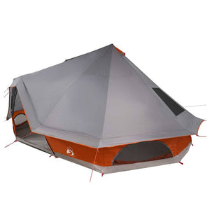 Tenda Tipi Familiare Grigio e arancione 680 x 430 x 270 cm 42000962