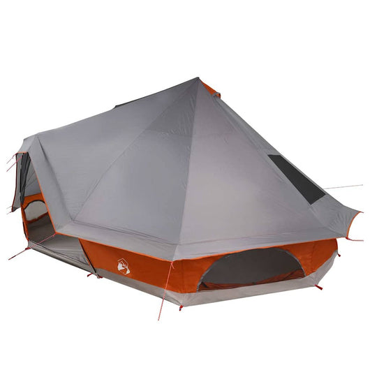 Tenda Tipi Familiare Grigio e arancione 680 x 430 x 270 cm 42000962