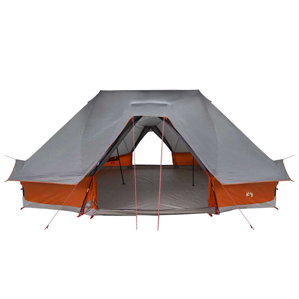Tenda Tipi Familiare Grigio e arancione 680 x 430 x 270 cm 42000962
