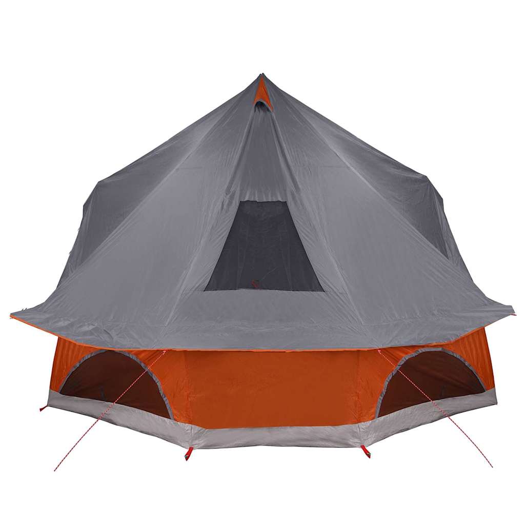 Tenda Tipi Familiare Grigio e arancione 680 x 430 x 270 cm 42000962