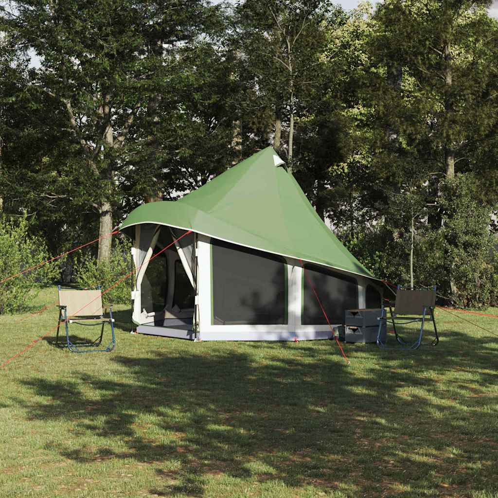 Tenda Tipi Familiare con tetto Verde 404 x 370 x 270 cm 42000963