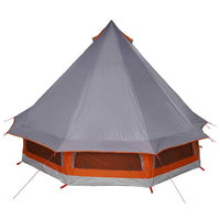 Tenda Tipi Familiare Grigio e arancione 404 x 370 x 270 cm 42000965