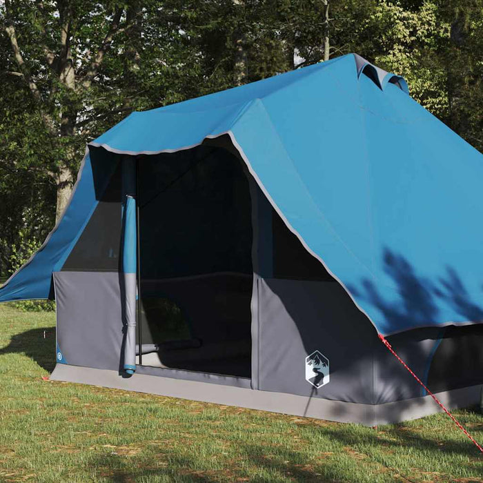 Tenda Tipi Familiare con tetto Blu e Grigio 358 x 296 x 258 cm 42000970