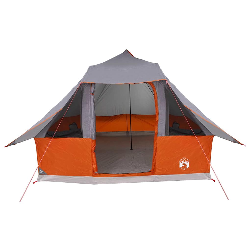 Tenda Tipi Familiare Grigio e arancione 358 x 296 x 258 cm 42000971