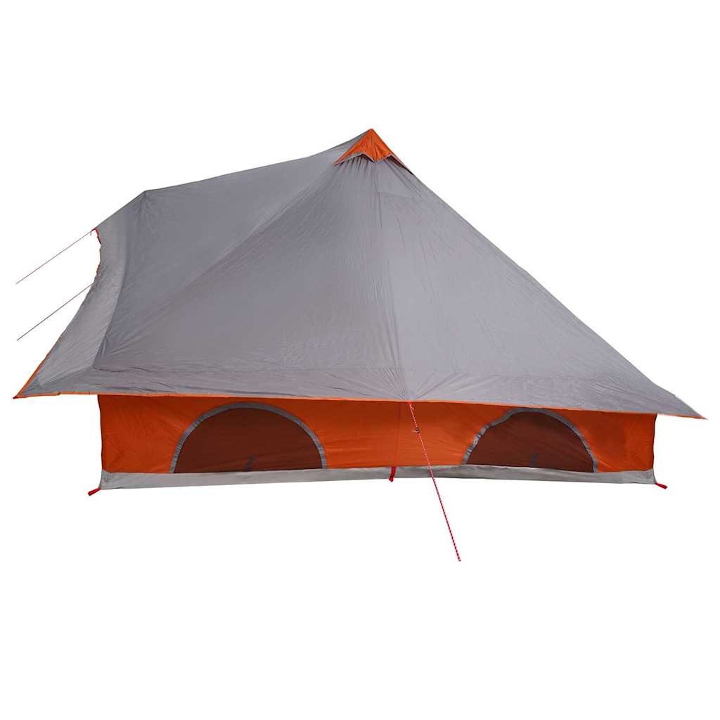 Tenda Tipi Familiare Grigio e arancione 358 x 296 x 258 cm 42000971