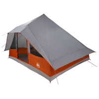 Tenda Tipi Familiare Grigio e arancione 364 x 281 x 257 cm 42000974