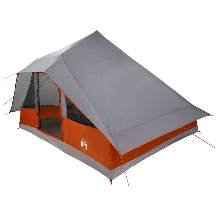 Tenda Tipi Familiare Grigio e arancione 364 x 281 x 257 cm 42000974