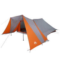 Tenda Familiare con tetto Grigio e arancione 660 x 456 x 200 cm 42000977