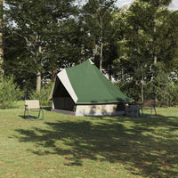 Tenda Tipi Familiare con tetto Verde e beige 400 x 346 x 250 cm 42000978