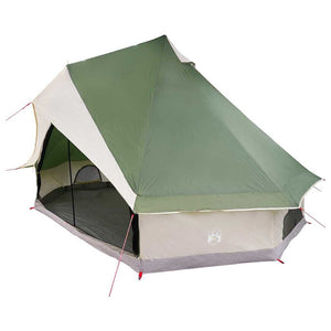 Tenda Tipi Familiare con tetto Verde e beige 400 x 346 x 250 cm 42000978