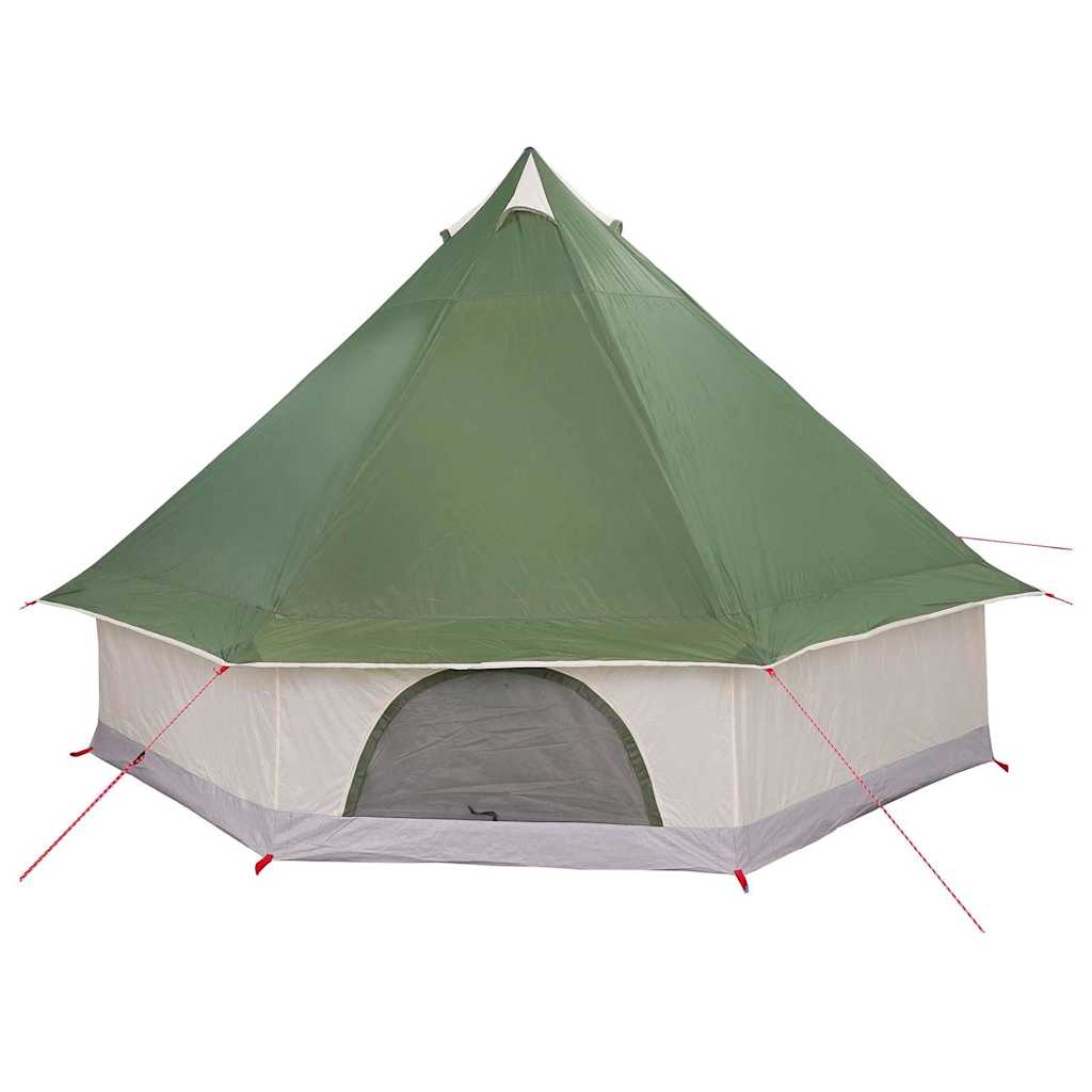 Tenda Tipi Familiare con tetto Verde e beige 400 x 346 x 250 cm 42000978