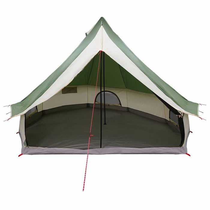 Tenda Tipi Familiare con tetto Verde e beige 400 x 346 x 250 cm 42000978