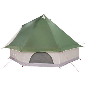 Tenda Tipi Familiare con tetto Verde e beige 400 x 346 x 250 cm 42000978