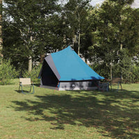Tenda Tipi Familiare con tetto Blu e Grigio 400 x 346 x 250 cm 42000979