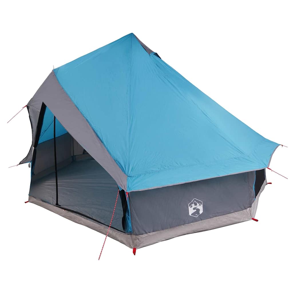Tenda Tipi Familiare con tetto Blu e Grigio 400 x 346 x 250 cm 42000979