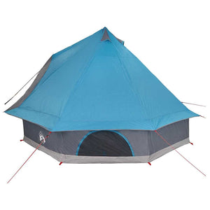 Tenda Tipi Familiare con tetto Blu e Grigio 400 x 346 x 250 cm 42000979