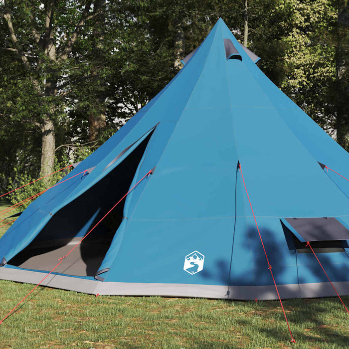 Tenda Tipi Familiare con tetto Blu e Grigio 560 x 560 x 300 cm 42000982
