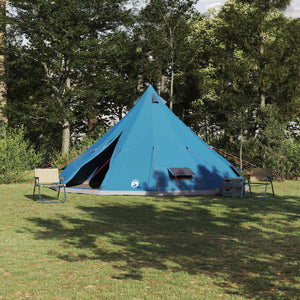 Tenda Tipi Familiare con tetto Blu e Grigio 560 x 560 x 300 cm 42000982