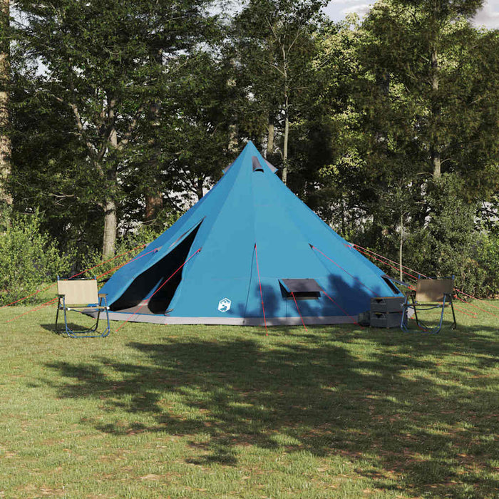 Tenda Tipi Familiare con tetto Blu e Grigio 560 x 560 x 300 cm 42000982