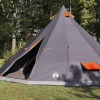 Tenda Tipi Familiare Grigio e arancione 560 x 560 x 300 cm 42000983