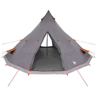 Tenda Tipi Familiare Grigio e arancione 560 x 560 x 300 cm 42000983
