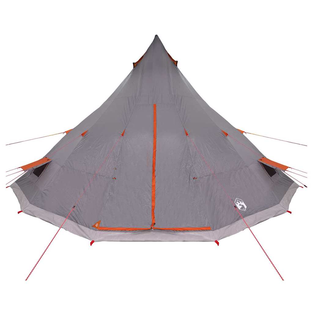 Tenda Tipi Familiare Grigio e arancione 560 x 560 x 300 cm 42000983