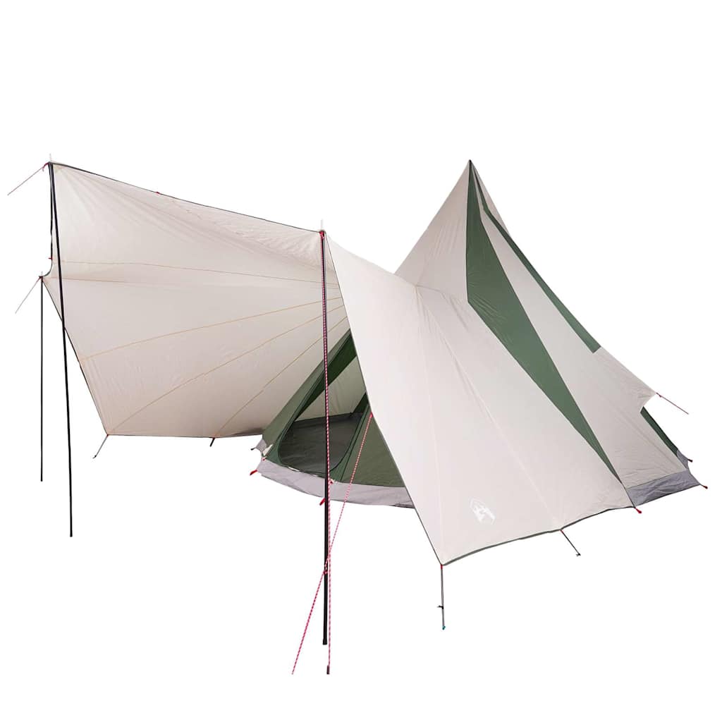 Tenda Tipi Familiare con tetto Verde e beige 510 x 690 x 330 cm 42000984