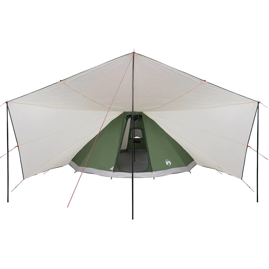 Tenda Tipi Familiare con tetto Verde e beige 510 x 690 x 330 cm 42000984