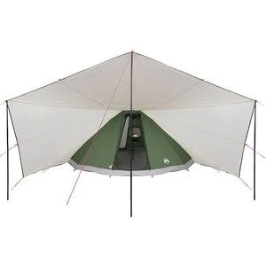 Tenda Tipi Familiare con tetto Verde e beige 510 x 690 x 330 cm 42000984