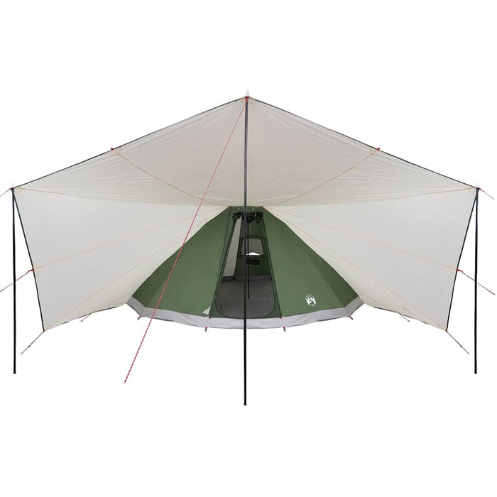 Tenda Tipi Familiare con tetto Verde e beige 510 x 690 x 330 cm 42000984