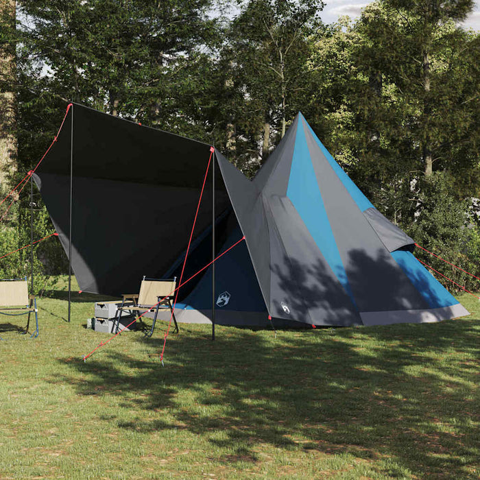 Tenda Tipi Familiare con tetto Blu e Grigio 510 x 690 x 330 cm 42000985