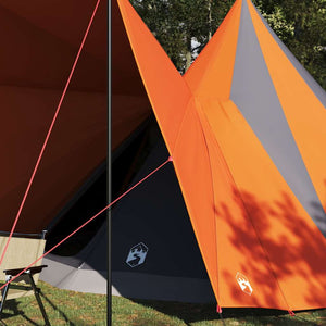 Tenda Tipi Familiare Grigio e arancione 510 x 690 x 330 cm 42000986