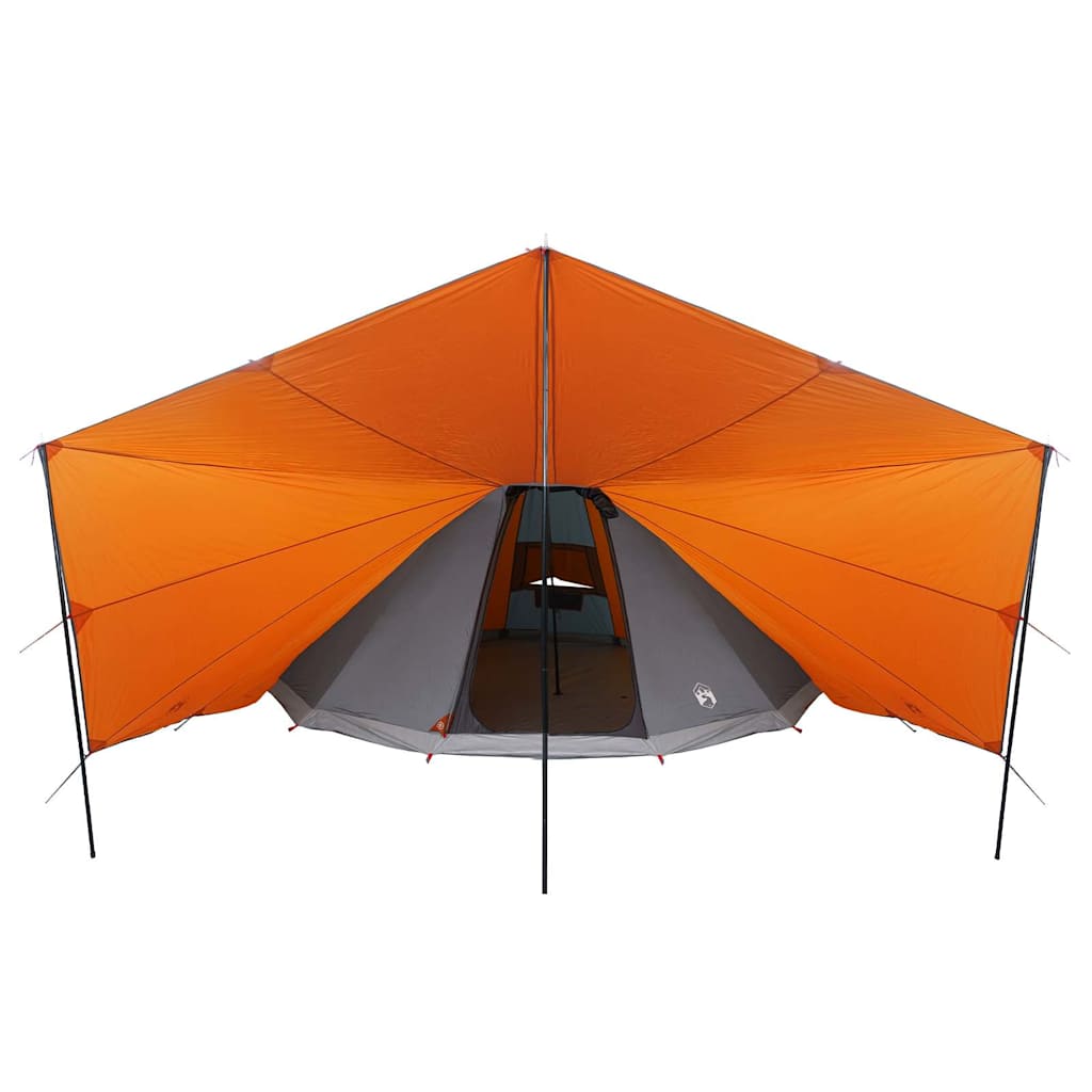 Tenda Tipi Familiare Grigio e arancione 510 x 690 x 330 cm 42000986