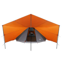 Tenda Tipi Familiare Grigio e arancione 510 x 690 x 330 cm 42000986