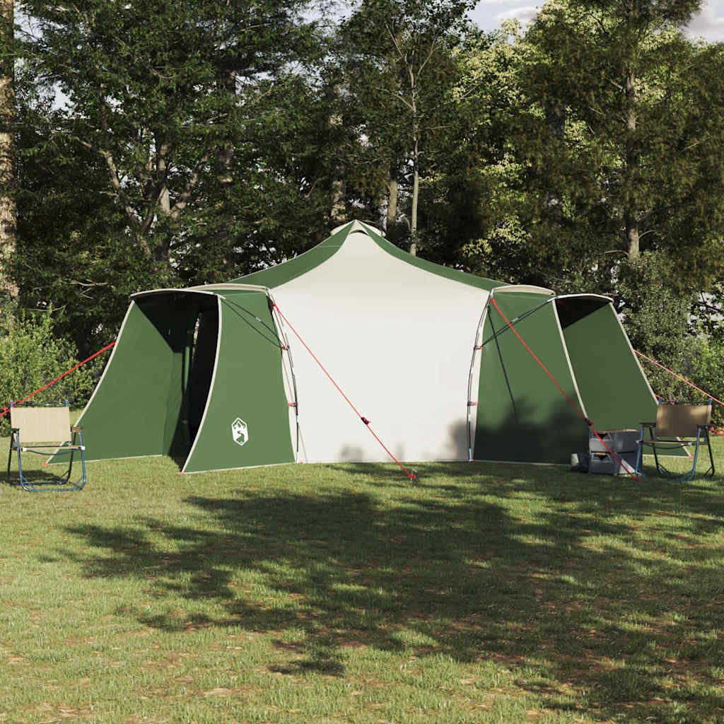 Tenda Tipi con tetto Verde e beige 492 x 492 x 275 cm Tessuto 42000987