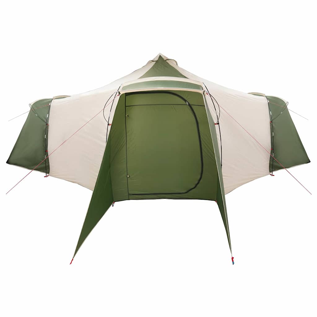 Tenda Tipi con tetto Verde e beige 492 x 492 x 275 cm Tessuto 42000987