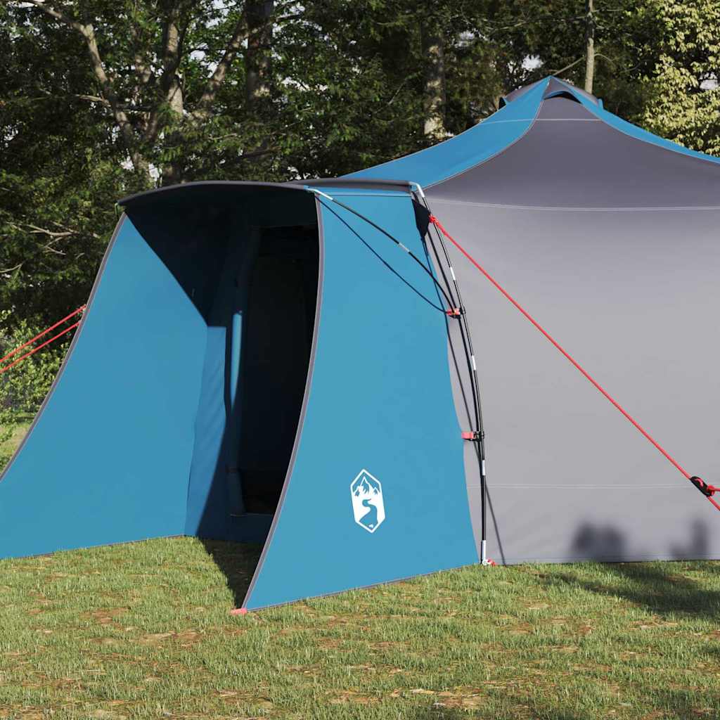 Tenda Tipi con tetto Blu e Grigio 492 x 492 x 275 cm Tessuto 42000988