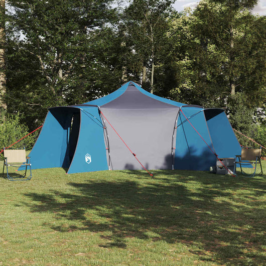 Tenda Tipi con tetto Blu e Grigio 492 x 492 x 275 cm Tessuto 42000988