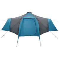 Tenda Tipi con tetto Blu e Grigio 492 x 492 x 275 cm Tessuto 42000988