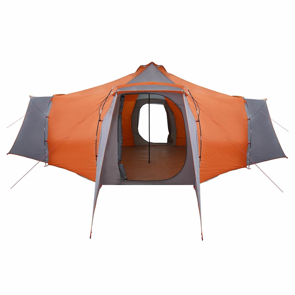 Tenda Tipi Grigio e arancione 492 x 492 x 275 cm Tessuto 42000989