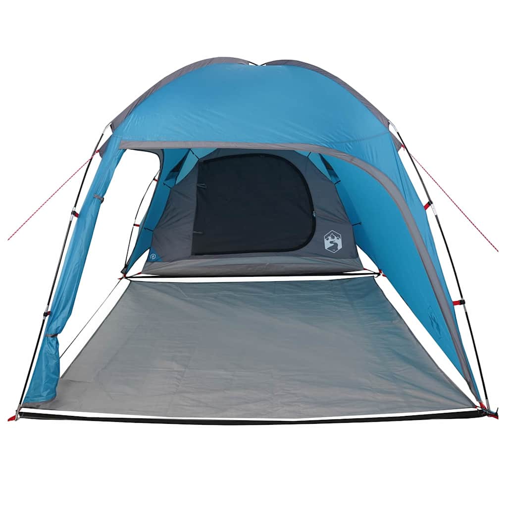 vidaXL Tenda Blu 370 x 230 x 185 cm Poliestere e fibra di vetro