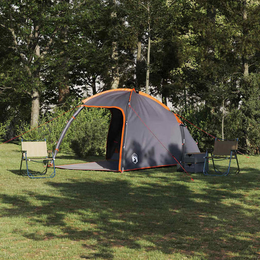 Tenda con tetto Grigio e arancione 370 x 230 x 185 cm 42000992