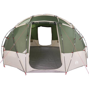 vidaXL Tenda da campeggio Verde 475 x 475 x 235 cm Poliestere