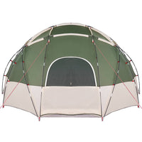 vidaXL Tenda da campeggio Verde 475 x 475 x 235 cm Poliestere